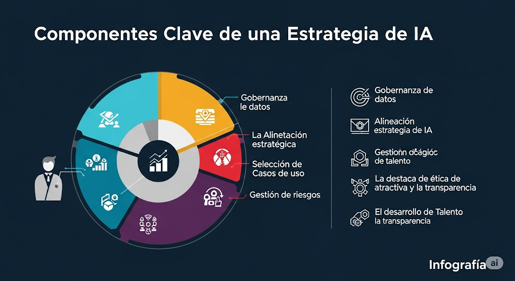 Infografía sobre Estrategia de IA